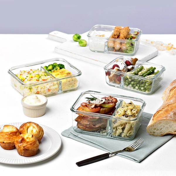 Escape o recipiente de alimento do vidro de Borosilicate da prova 1000ml 0.8mm
