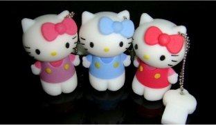 O flash bonito de USB conduz o usb dos desenhos animados de Hello Kitty