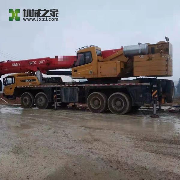 Le STC. de Sany a utilisé la grue 80 Ton Second Hand Crane de camion 65m