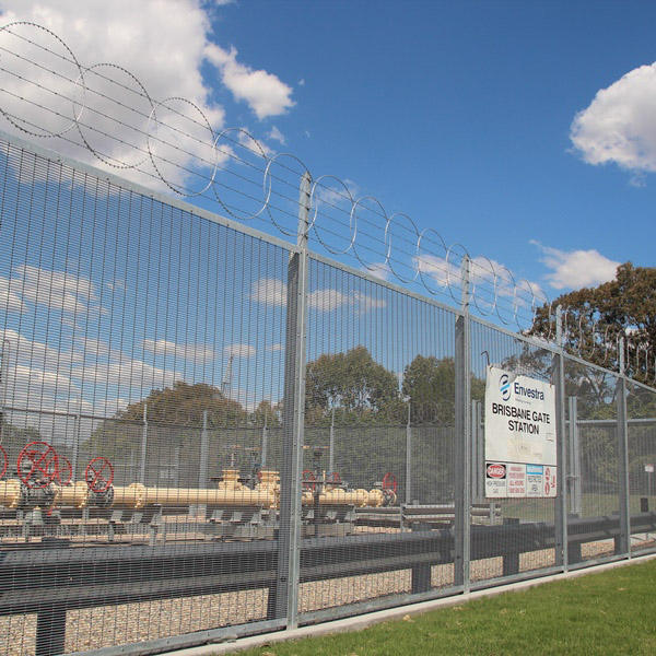 AOA Fence Security Fence Featuring Multiple Panel Heights and Lengths with Galvanized and PVC Coated Surface Treatments