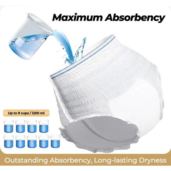 Pantalones para adultos de un solo uso Muebles de muestras gratuitas Pantalones para ancianos Pantalones para adultos de alta absorción