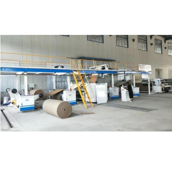 3000*1600*2000 Food Shop Liheng Classical 7 Ply Corrugated Cardboard Single Facer Production Line