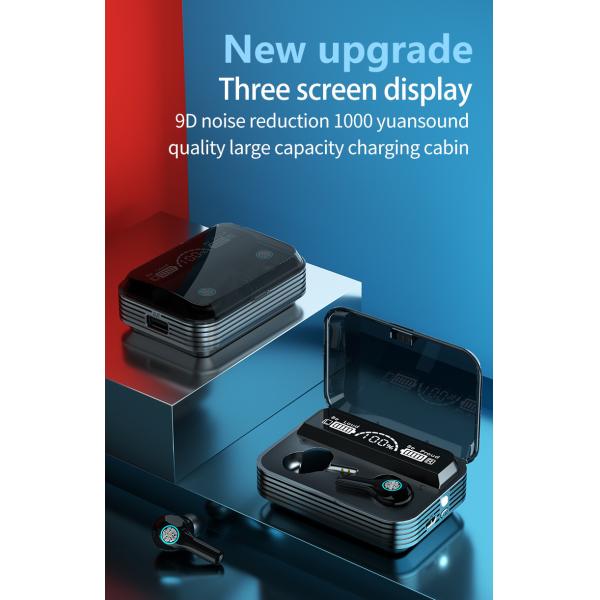 IPX7 Waterproof Bluetooth Earbuds CVC8.0 Active Noise Cancelling Earphones