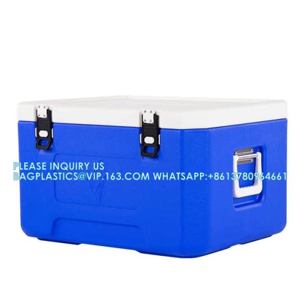 30L 50L 65L 70L 85L 120L PU Foaming Ice Cooler Box Picnic Medical Transport Vaccine Large Picnic Fishing Cooler Box