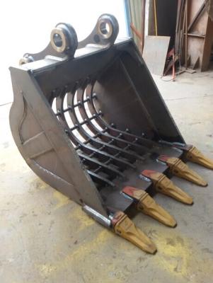 Cubeta de esqueleto durável da rocha, acessórios da cubeta da máquina escavadora para a engenharia municipal