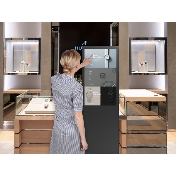 Floor Standing LCD Display Capacitive Digital Signage 55