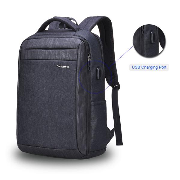 Laptop Men'S College Backpacks 15.6 Inch USB Anti Theft Daypacks