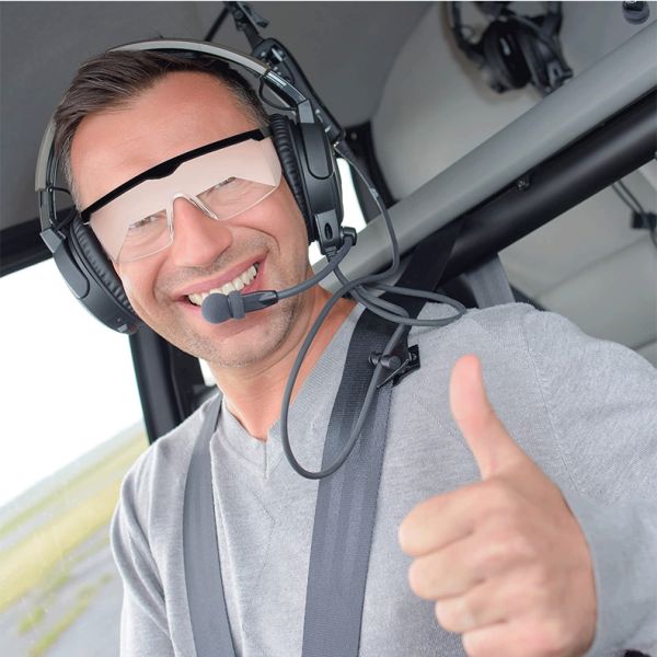 Pilot CE EN166 Ansi Z87.1Frosted Goggles Protective Funny Working Anti Fog Shading Side Shields Stylish Safety Glasses