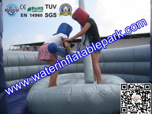 PVC Tarpaulin Gladiators Inflatable Jousting Arena For Sport Game