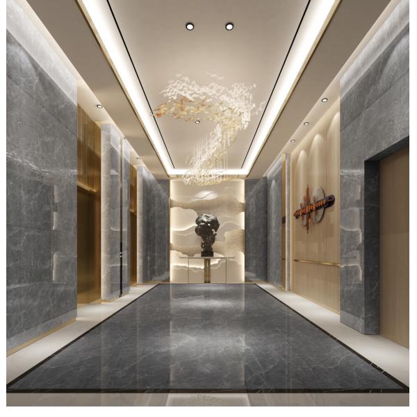 Floating Install Modern Bathroom Tiles with Rectified Edge and Floating Installations