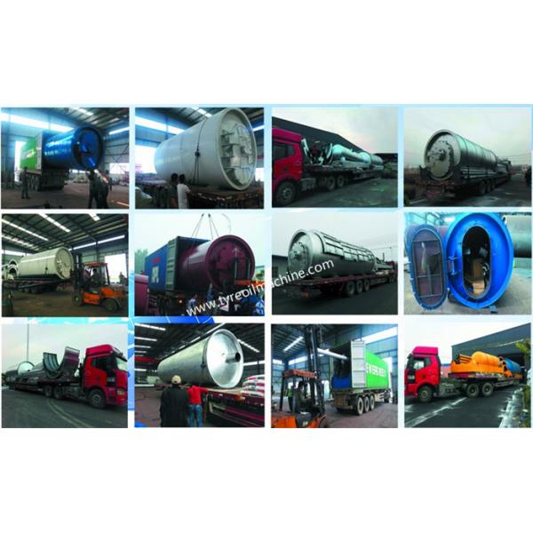 Waste Tires Recycling Production Line For Fuel Oil, Scrap Tyre To Oil Pyrolysis Plant