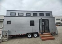 AS/NZS/US Standard Prefabricado de acero ligero Casa pequeña en ruedas Kit de casa modular
