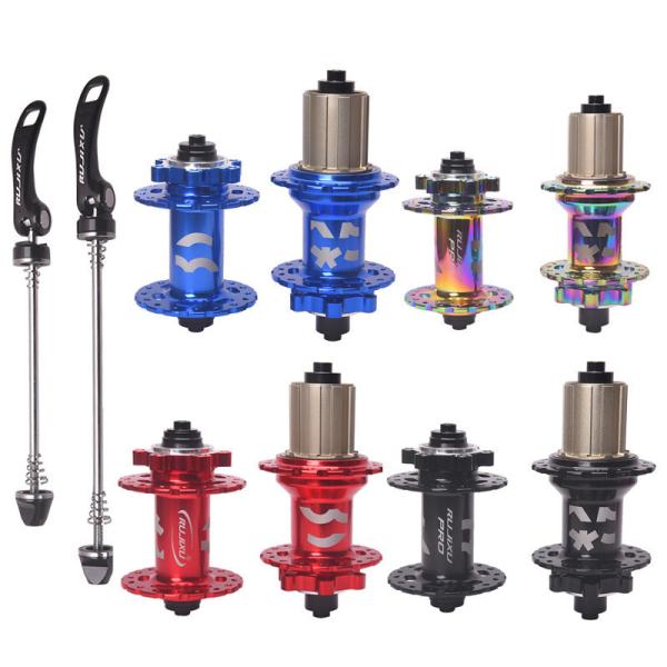 7 Peilin Bearing Bicycle Rear Hub Quick Release Thru Axle Six Bolt Disc Brake HG 8 Speed Cassette