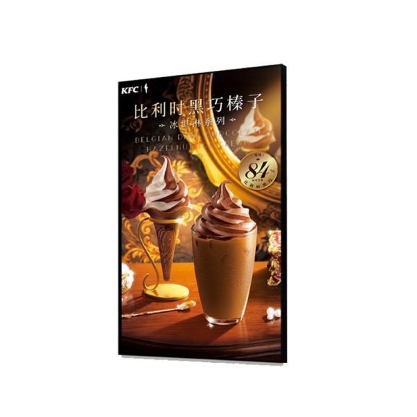 55 Inch Indoor Wall Mounted Window Video Advertising Display Board Digital Advertising Screen