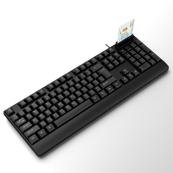 Keyboard with Smart Card Reader
