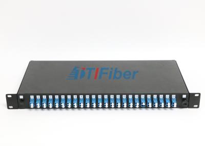 O LC/UPC 48 retira o núcleo do painel de remendo com de aço inoxidável, painel da fibra ótica de remendo 2u