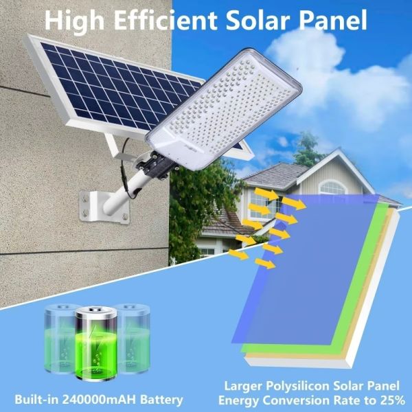 Wireless Solar Street Light LED Outdoor Waterproof for Garden Sidewalk