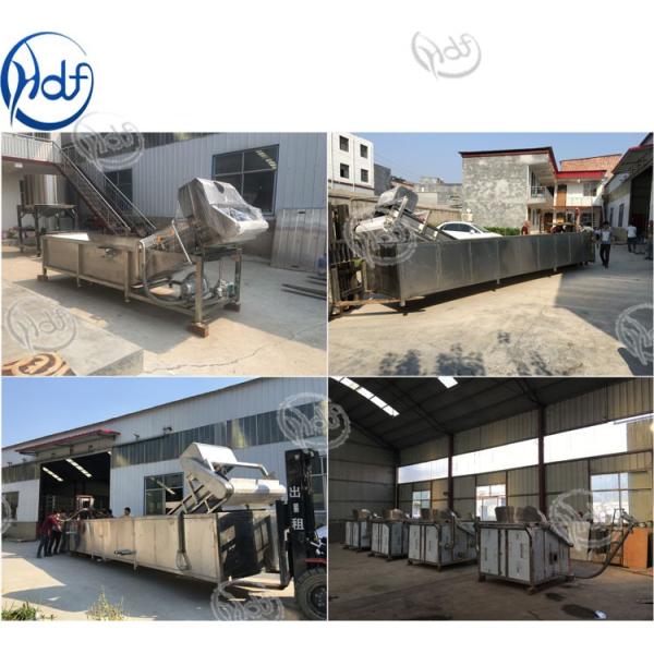 Industrial Conveyor Belt Deep Fryer Electric Fryer Machine For Potato Chips
