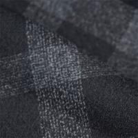 Largura quadriculado da tela 145cm da lã penteada do material puro de pano do terno de lãs 300gsm semi