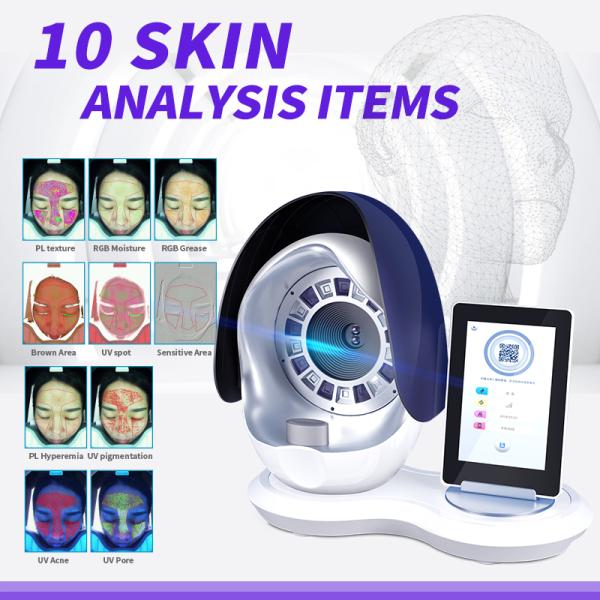 3D Skin Analyzer Beauty Apparatus With 10 Skin Analysis Items