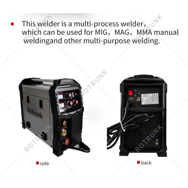 Customized OEM Support MIG 250 3 in 1 Welding Inverter Machine for MMA/MIG/MAG Welding