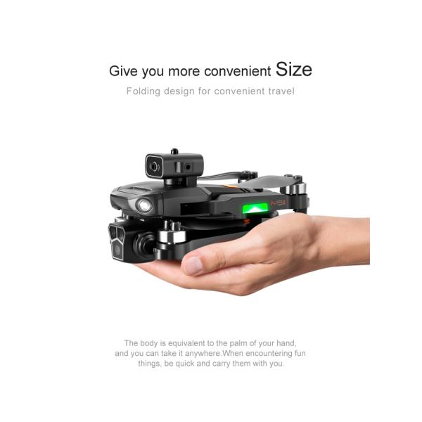 Beginners in Drones Category M1s Drone 4k HD Camera Obstacle Avoidance and Brushless Motor Maximum Flight Time 10-20min