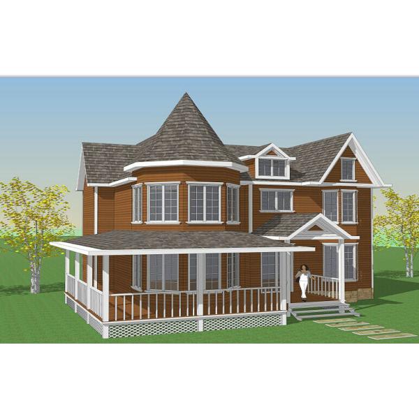Sanded Coffee WPC House High Impact Resistant for Outdoor Construction