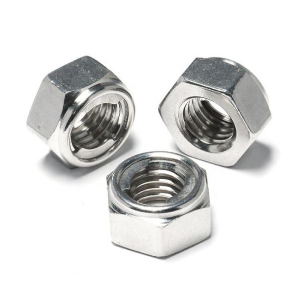 Stainless M5 Flange Nylock Hex Nut Alloy Steel Fasteners
