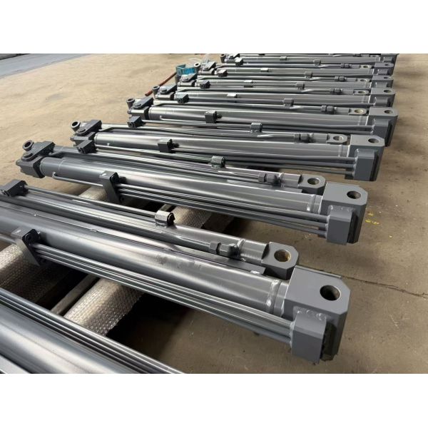 Dual Stage Telescopic Custom Hydraulic Cylinder With Hard Chrome Plated Surface ODM OEM