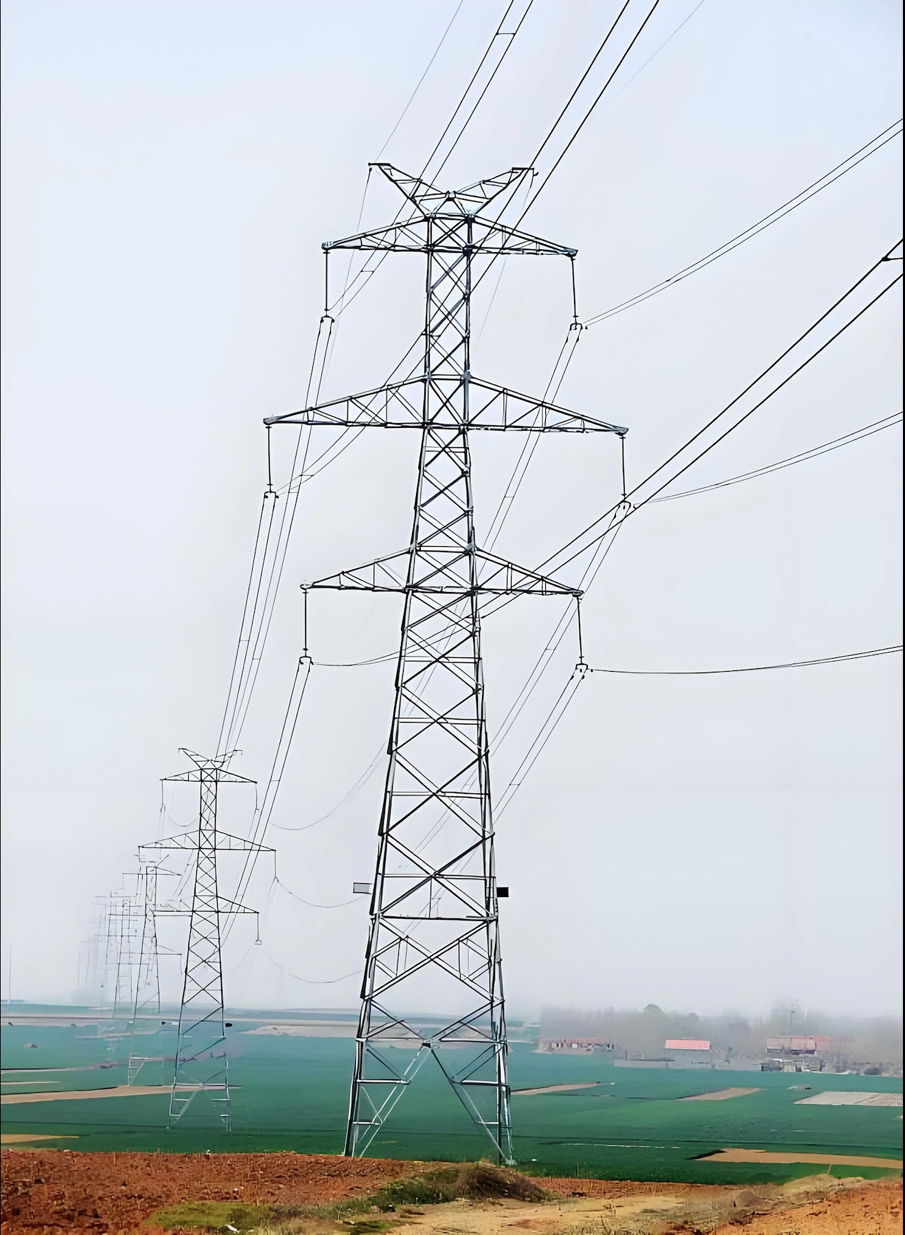 Hot Dip Galvanised Steel Tower Anti Corrosion Angle Steel Tower For Sturdy Support