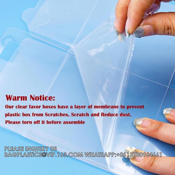 Plastic Clear Gift Boxes For Wedding,Birthday,Easter Mother'S Father'S Day Party PP Box, PET Box, Gift Package