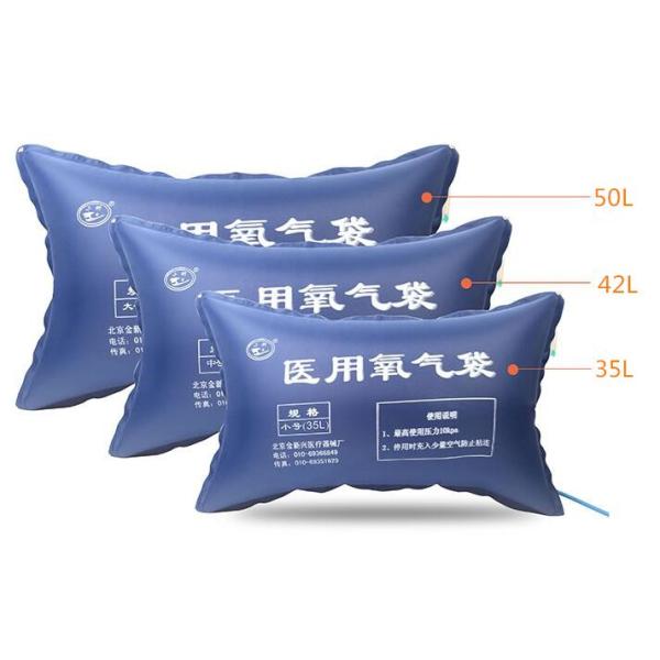 Home Hospital Camping Oxygen Reservoir Bag 35l 42l 50l In Yellow / Blue