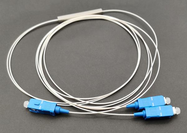 SC Connector 55dB G657A1 Fiber Optic PLC Splitter Mini LGX ABS Box Type