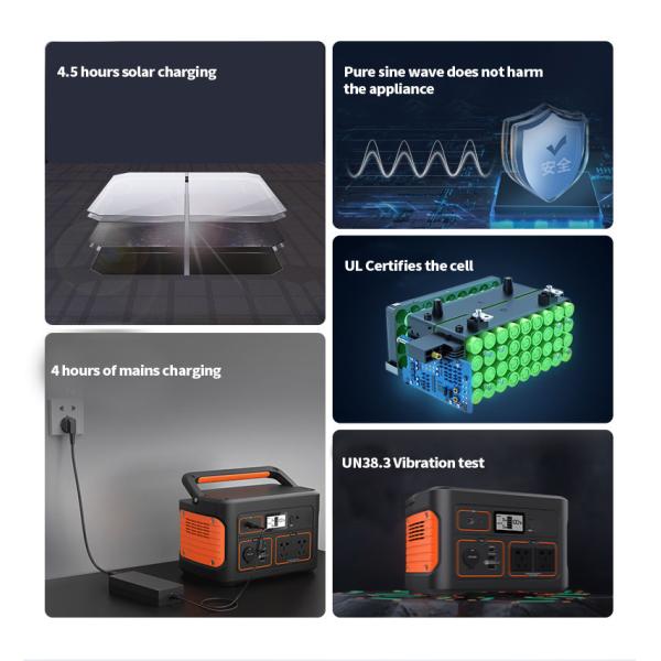 batterie disponible portative résidentielle de Live Broadcast With Socket Car de grande capacité de système de l'alimentation 220V solaire