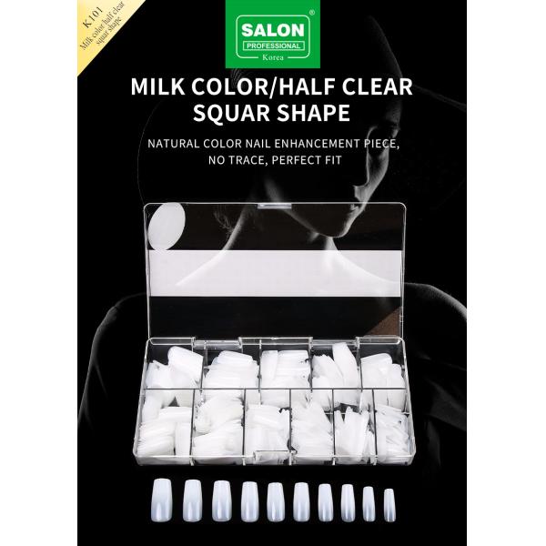 Hot Sale Sharp Shape False Nails Half Cover ABS Acrylic False Fingernails Wholesale