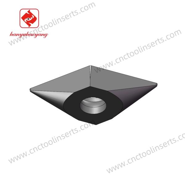 Insert CNC DCMT070202 en carbure cémenté standard pour alésage avec résistance à l'usure et rainure droite