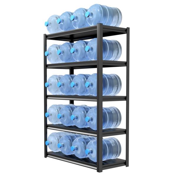 Boltless Rivet Metal Shelf Cabinet With Hidden Hanging Hole Column