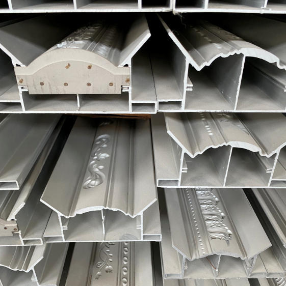 Plain Or Patterns Aluminum Alloy Gypsum Cornice Mould Factory High Work Efficiency