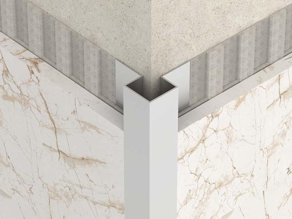 Stainless Steel Brushed Steel Tile Trim 10mm Corner Edge Trim Finishing Closing Strip