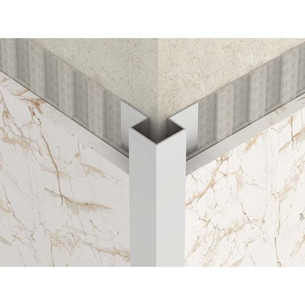 Stainless Steel Brushed Steel Tile Trim 10mm Corner Edge Trim Finishing Closing Strip