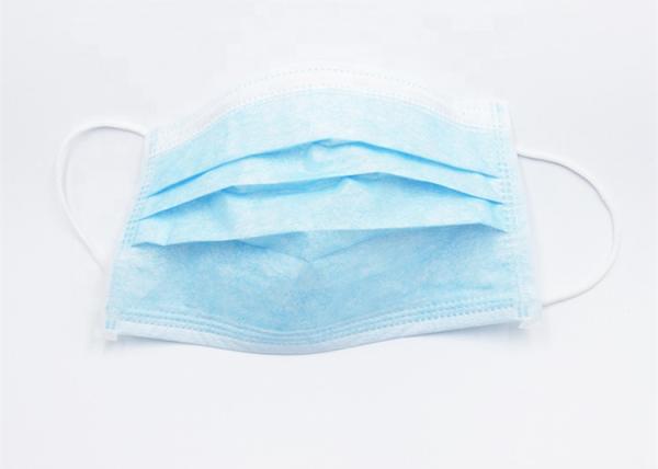 Eco Friendly Disposable Medical Mask , Non Woven Disposable Face Mask ISO 13485