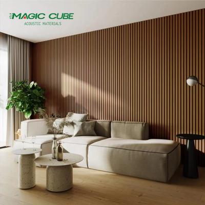 12mm Thickness Walnut Acoustic Panels Easy Installation For Living Room