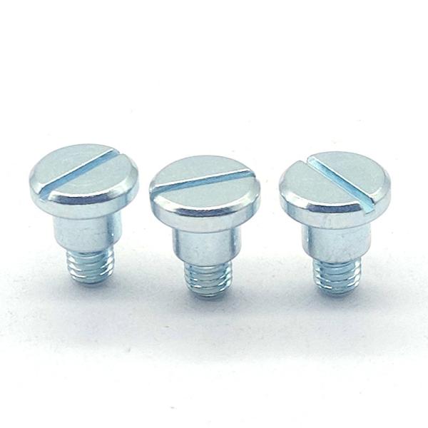 Cnc Machined Stainless Steel Parts Round Head Slotted Screws Corrosion Resistance