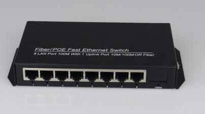 2 SC 1000 Mbps fiber ports and 8 RJ45 ports 100mbps POE Power Transceiver wireless IEEE 802.3af(15.4W)