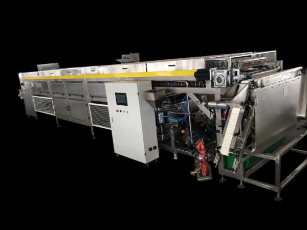 1300kg/h Chocolate Enrober Machine with 600mm Belt Width