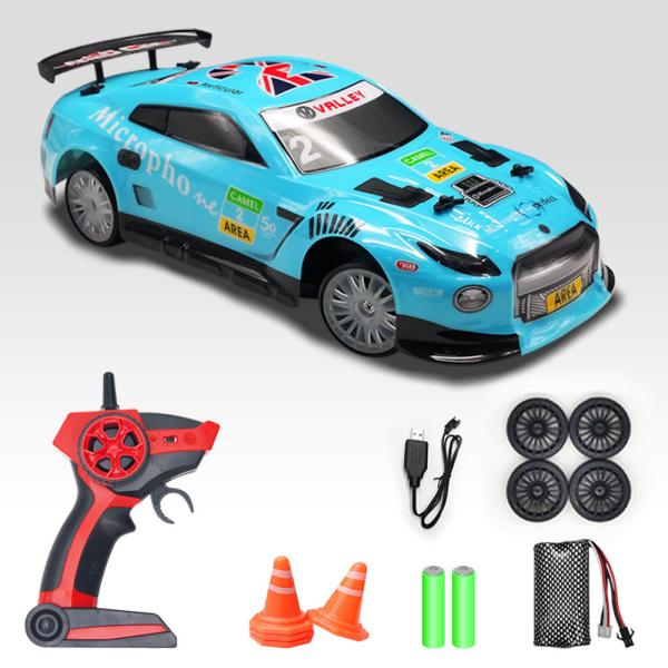 1 14 Ratio LED Light Remote Control Drift Car Electric Four-Wheel Drive Racing Car