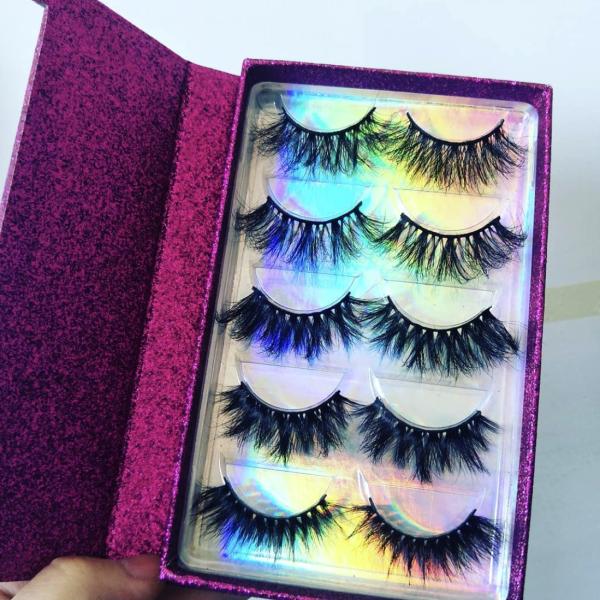 Korea PBT Fiber Natural False Eyelashes Vegan Magnetic Lashes With Applicator