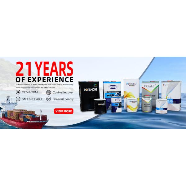 Без запаха стабильная кристально-синяя автомобильная краска УФ-устойчивая металлическая автомобильная краска поставщик