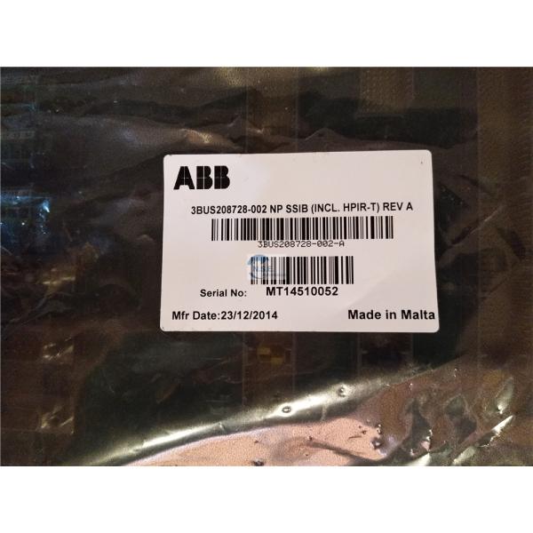 ABB 3BUS208728-002 NP SSIB (que inclui HPIR-T) HKQCS PARTE NA LINHA 0,82 quilogramas