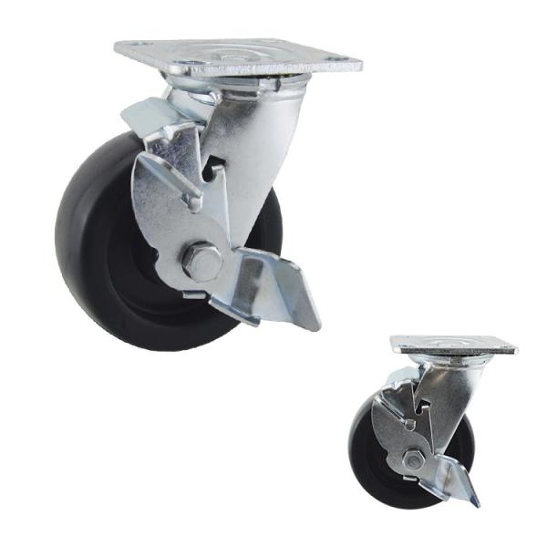 5 Inch 770lbs Capactiy Heavy Duty Casters Side Lock